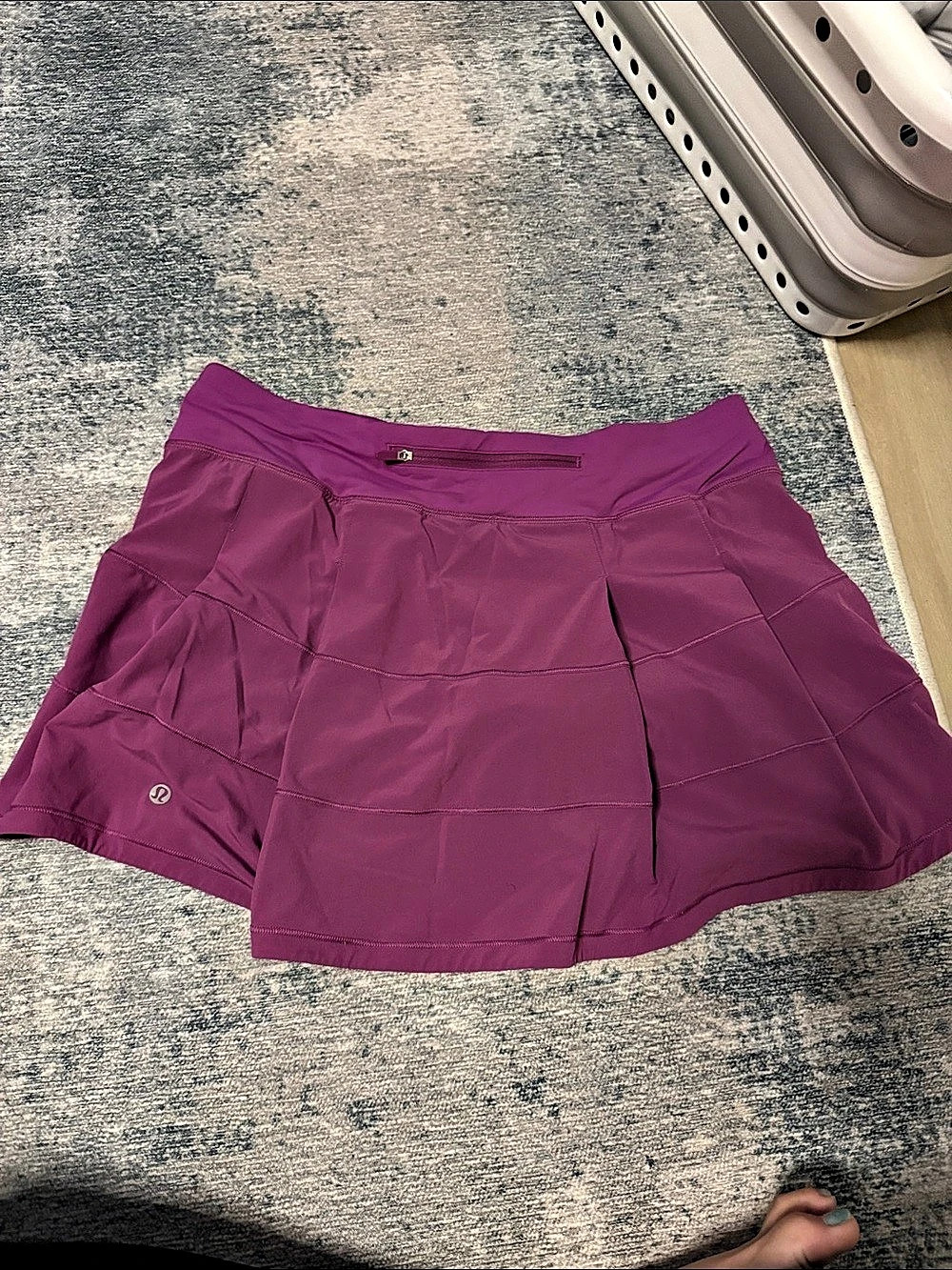 Lululemon Pace Rival Mid-Rise Skirt Purple Athletic Skort